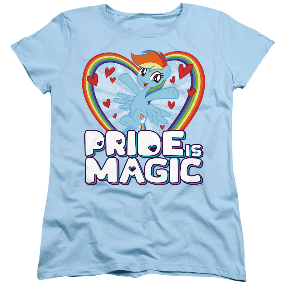 My Little Pony Tv Pride is Magic Womens T Shirt Light Blue