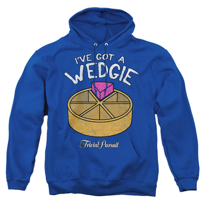 Trivial Pursuit Wedgie Mens Hoodie Royal Blue