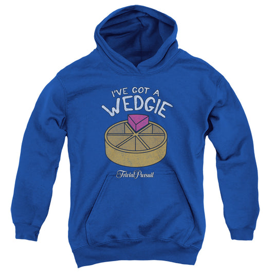 Trivial Pursuit Wedgie Kids Youth Hoodie Royal Blue