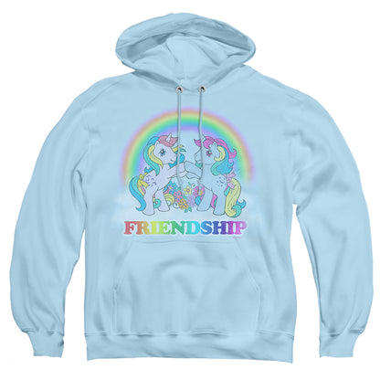 My Little Pony Retro Friendship Mens Hoodie Light Blue