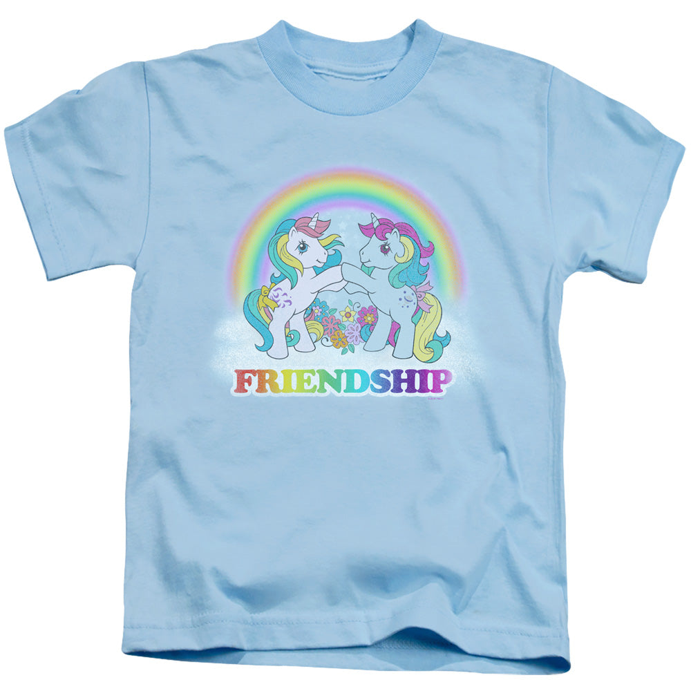 My Little Pony Retro Friendship Juvenile Kids Youth T Shirt Light Blue