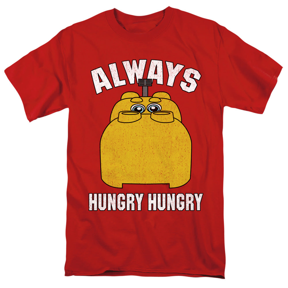 Hungry Hungry Hippos Hungry Mens T Shirt Red