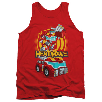 Transformers Heatwave Mens Tank Top Shirt Red