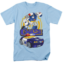 Load image into Gallery viewer, Transformers Chase Mens T Shirt Light Blue