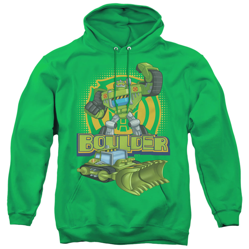 Transformers Boulder Mens Hoodie Kelly Green