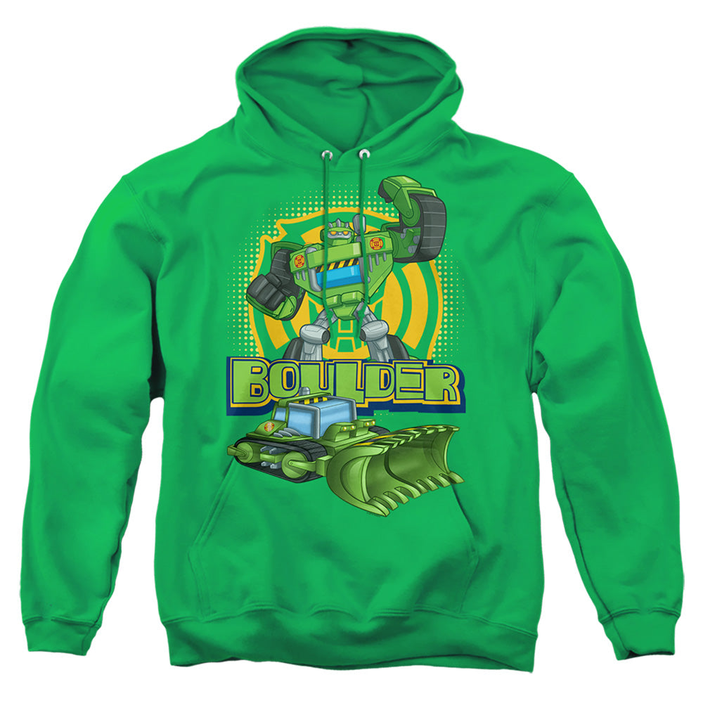 Transformers Boulder Mens Hoodie Kelly Green