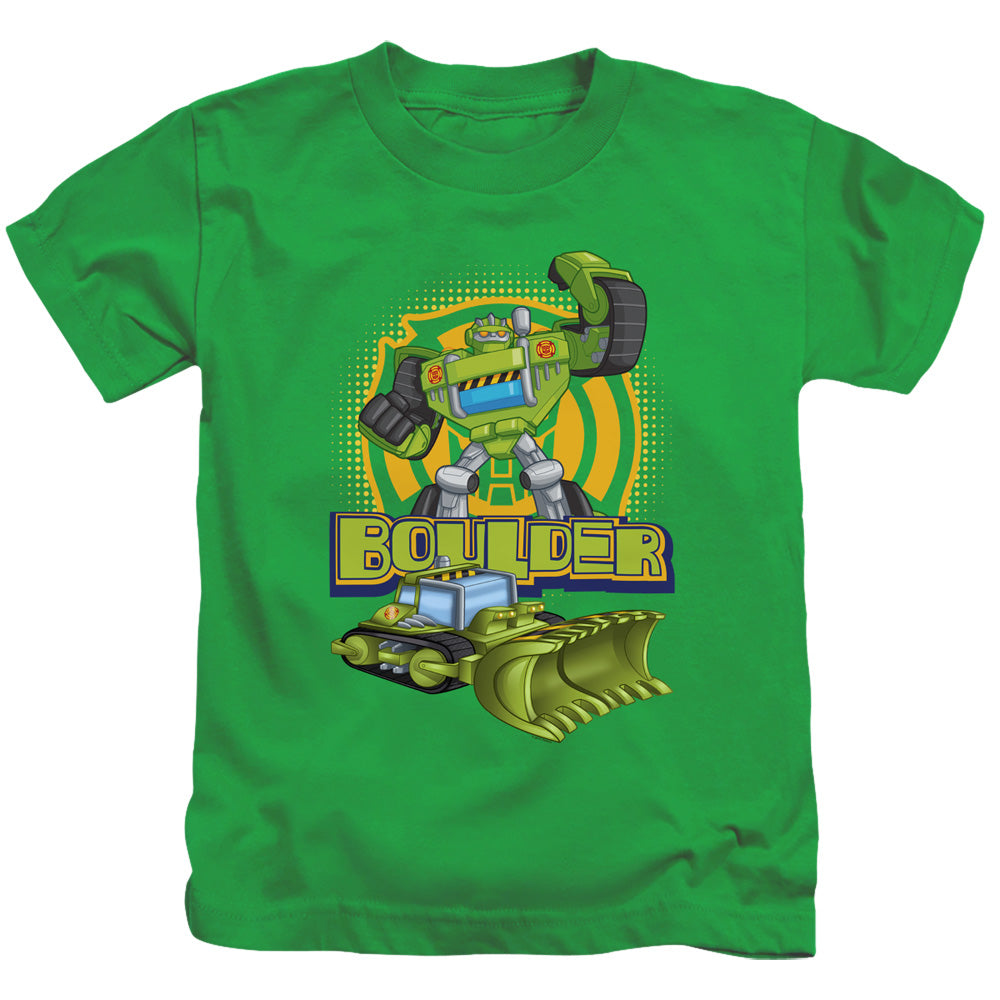 Transformers Boulder Juvenile Kids Youth T Shirt Kelly Green