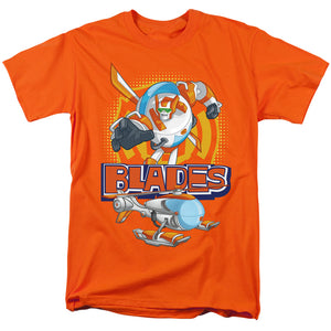 Transformers Blades Mens T Shirt Orange