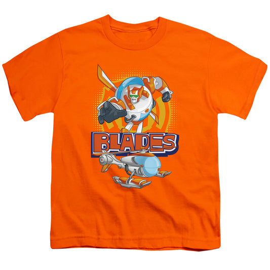 Transformers Blades Kids Youth T Shirt Orange