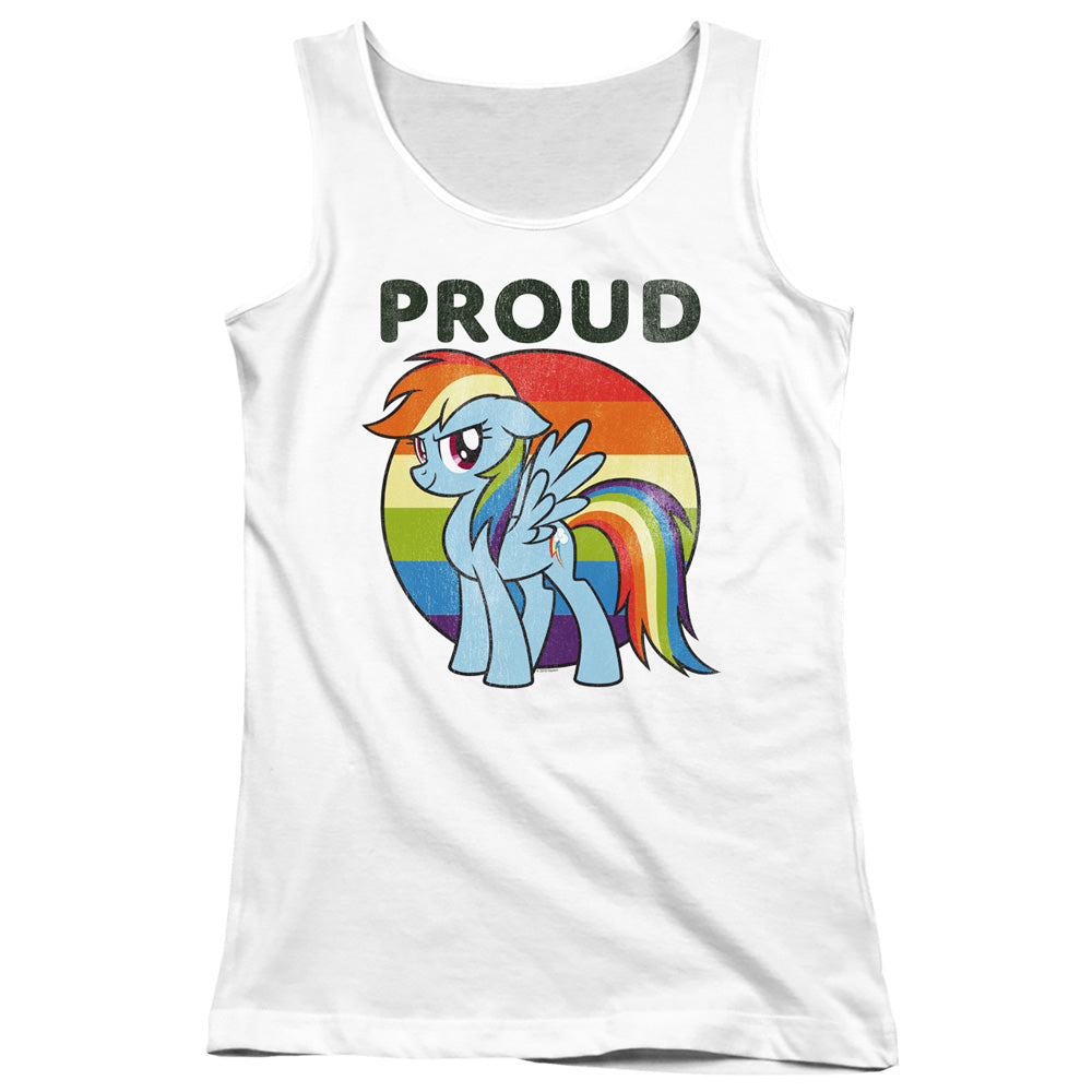 My Little Pony Tv Proud Womens Tank Top Shirt White