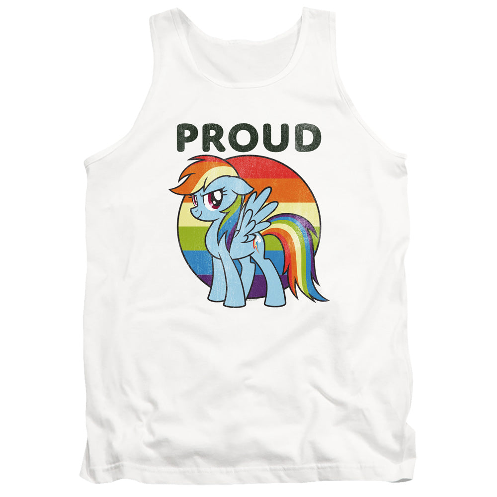 My Little Pony Tv Proud Mens Tank Top Shirt White