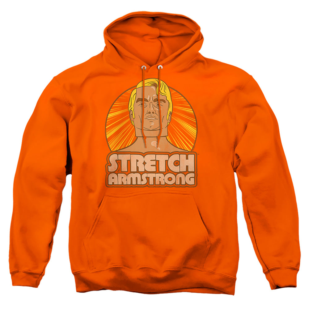 Stretch Armstrong Armstrong Badge Mens Hoodie Orange