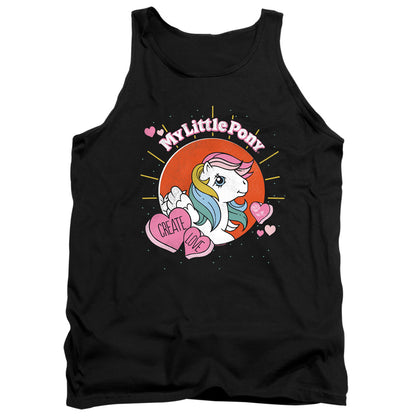 My Little Pony Retro Create Love Mens Tank Top Shirt Black