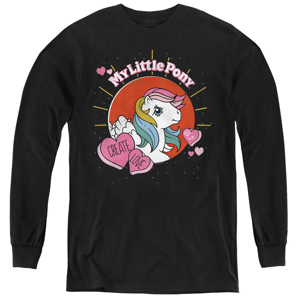 My Little Pony Retro Create Love Youth Long Sleeve Black