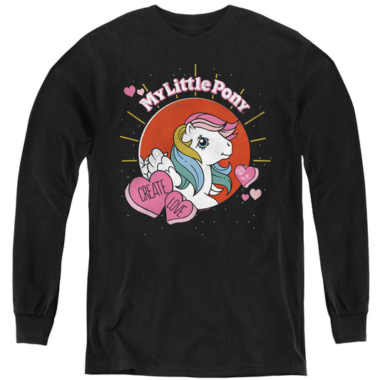 My Little Pony Retro Create Love Youth Long Sleeve Black