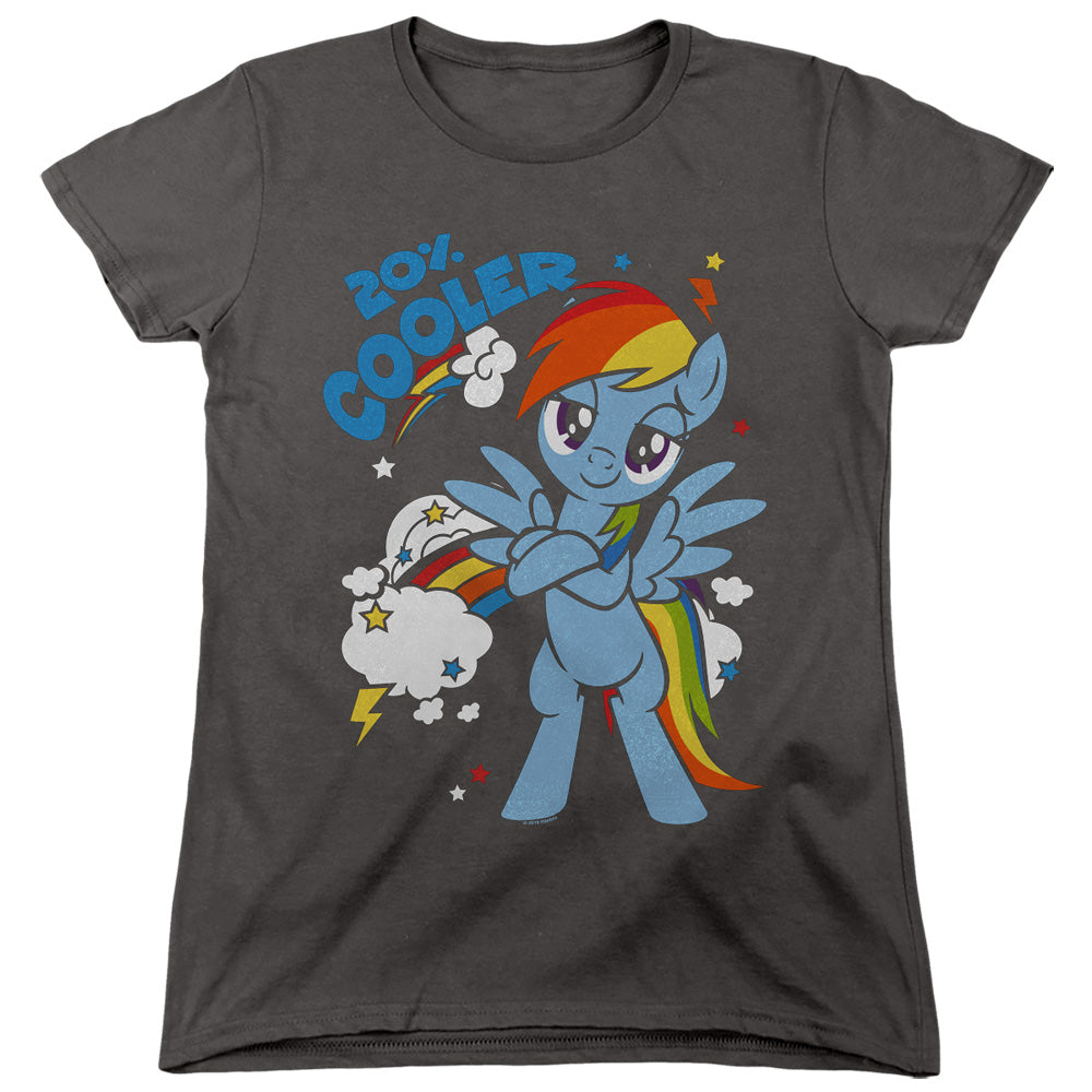 My Little Pony Tv 20 Percent Cooler Womens T Shirt Charcoal