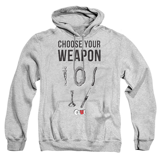 Clue Choose Mens Hoodie Athletic Heather