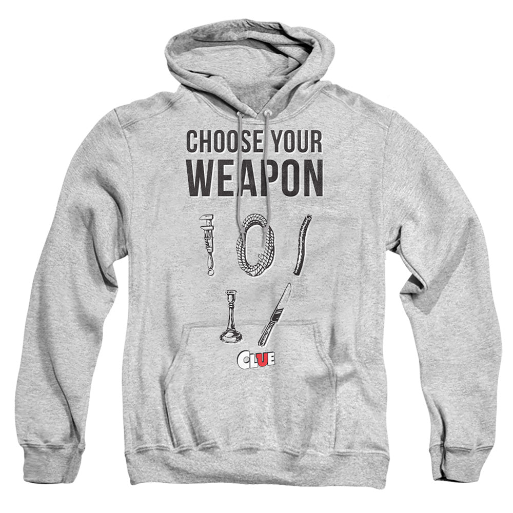 Clue Choose Mens Hoodie Athletic Heather