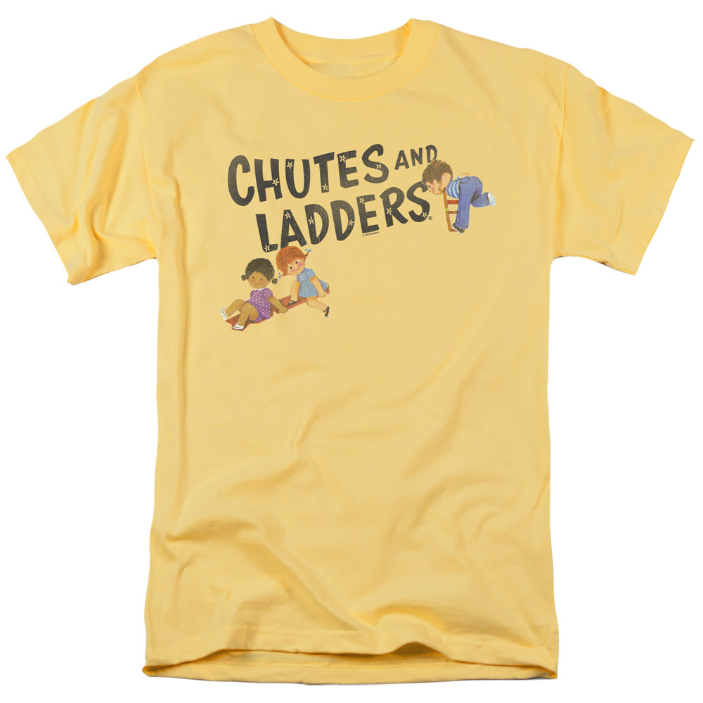 Chutes And Ladders Logo Mens T Shirt Banana