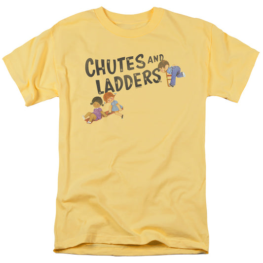 Chutes And Ladders Logo Mens T Shirt Banana