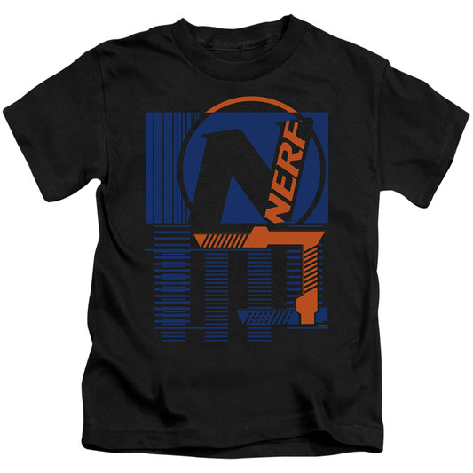 Nerf Grid Juvenile Kids Youth T Shirt Black