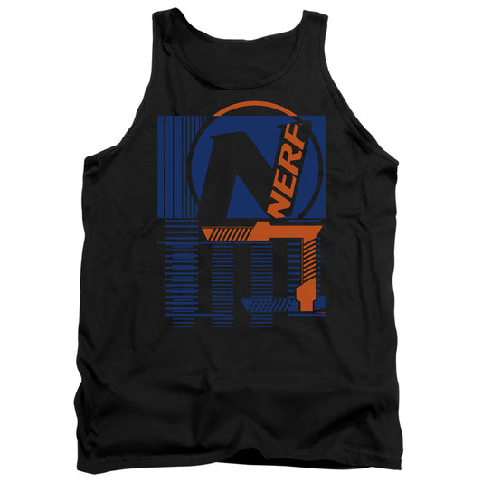 Nerf Grid Mens Tank Top Shirt Black