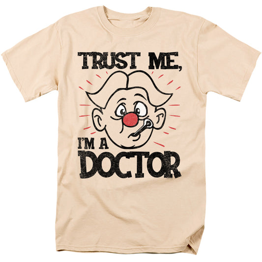 Operation Trust Me Mens T Shirt Cream