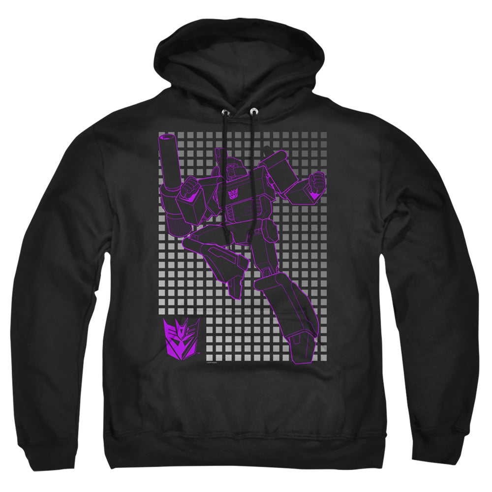 Transformers Megatron Grid Mens Hoodie Black