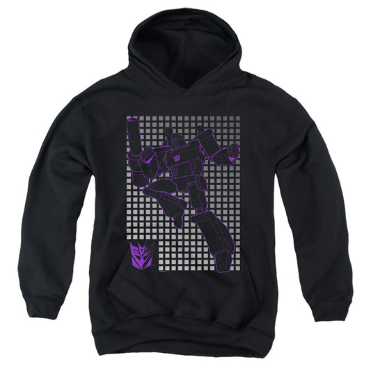 Transformers Megatron Grid Kids Youth Hoodie Black