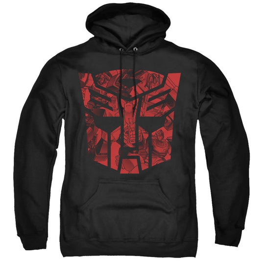 Transformers Tonal Autobot Mens Hoodie Black