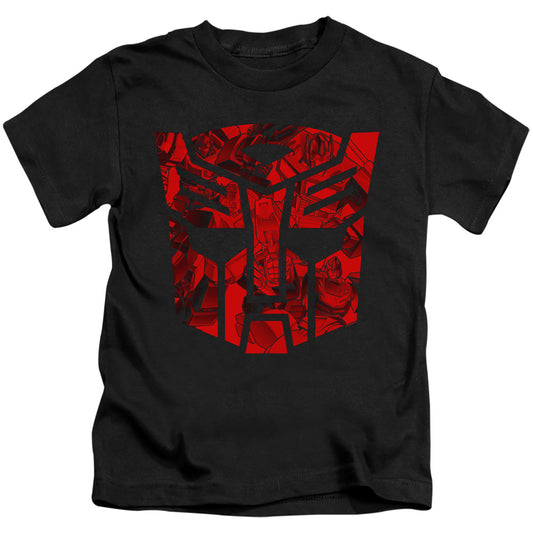 Transformers Tonal Autobot Juvenile Kids Youth T Shirt Black