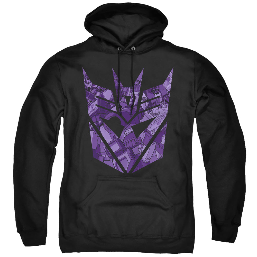 Transformers Tonal Decepticon Mens Hoodie Black