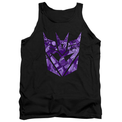 Transformers Tonal Decepticon Mens Tank Top Shirt Black