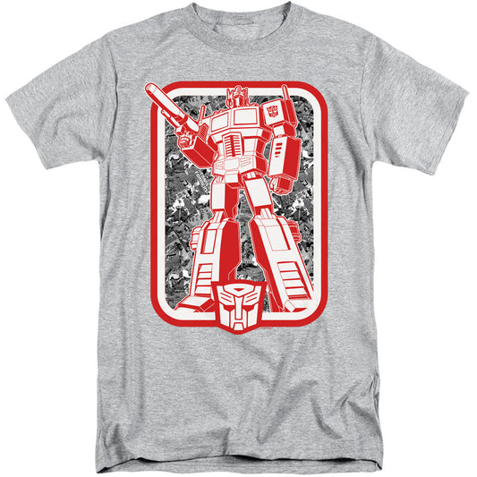 Transformers Autobot Mens Tall T Shirt Athletic Heather