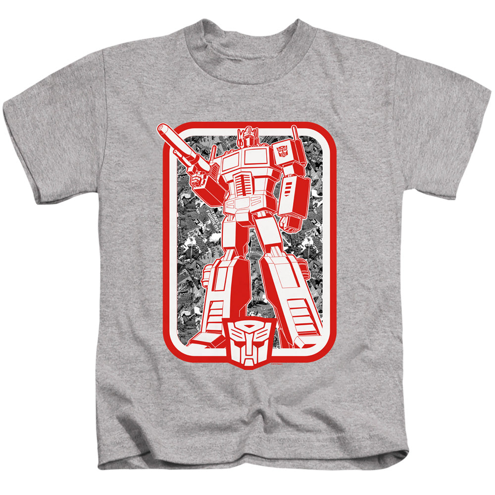 Transformers Autobot Juvenile Kids Youth T Shirt Athletic Heather