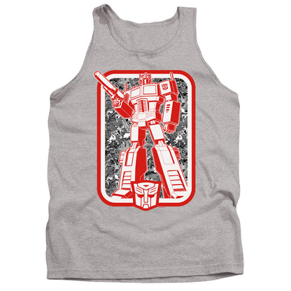 Transformers Autobot Mens Tank Top Shirt Athletic Heather