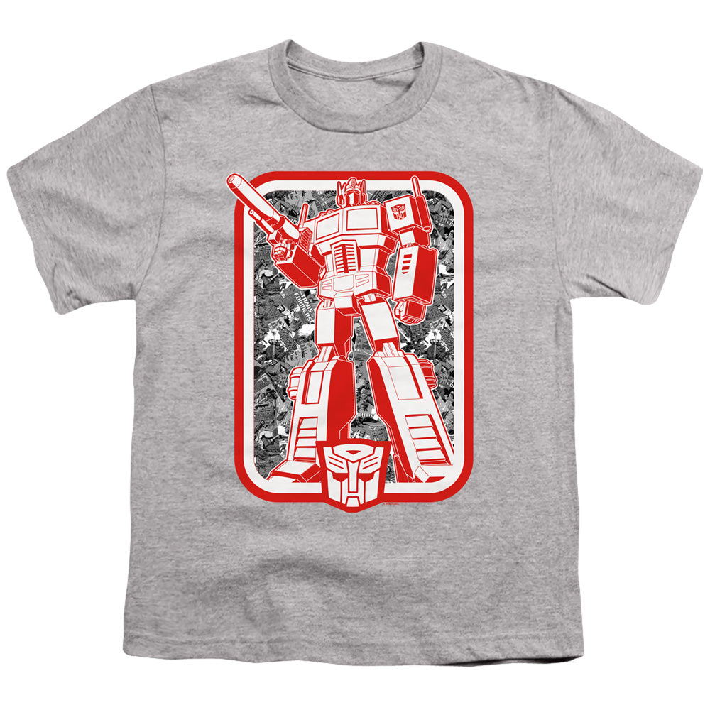 Transformers Autobot Kids Youth T Shirt Athletic Heather