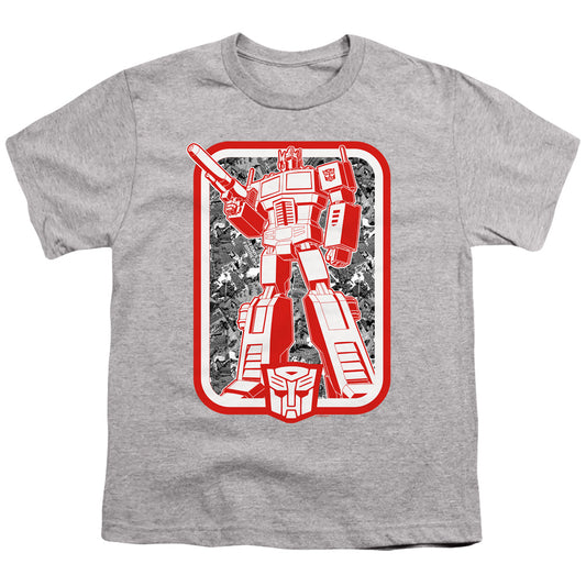 Transformers Autobot Kids Youth T Shirt Athletic Heather