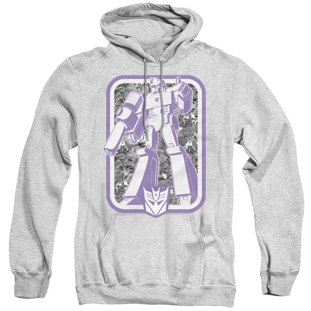 Transformers Decepticon Mens Hoodie Athletic Heather