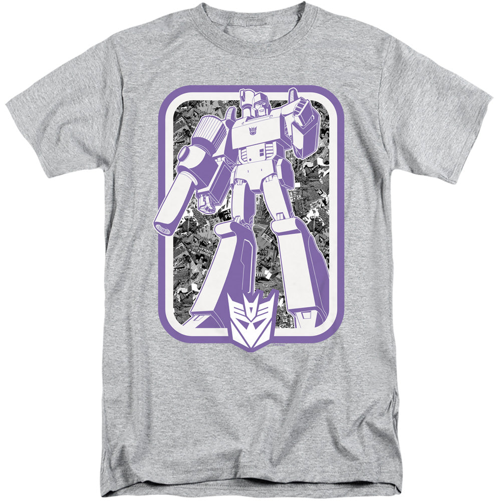 Transformers Decepticon Mens Tall T Shirt Athletic Heather