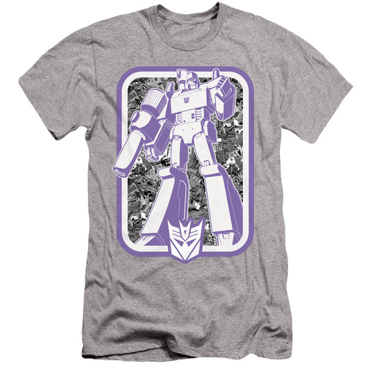 Transformers Decepticon Slim Fit Mens T Shirt Athletic Heather