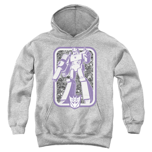 Transformers Decepticon Kids Youth Hoodie Athletic Heather