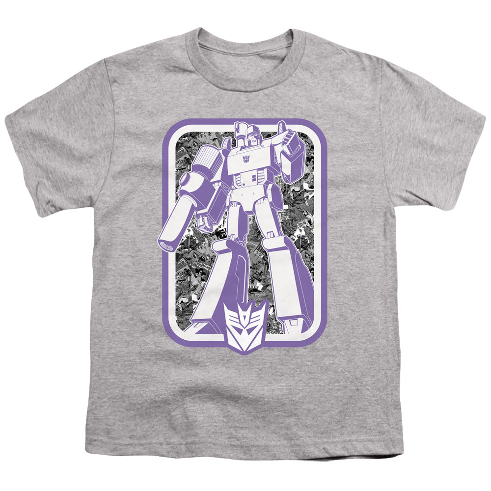 Transformers Decepticon Kids Youth T Shirt Athletic Heather