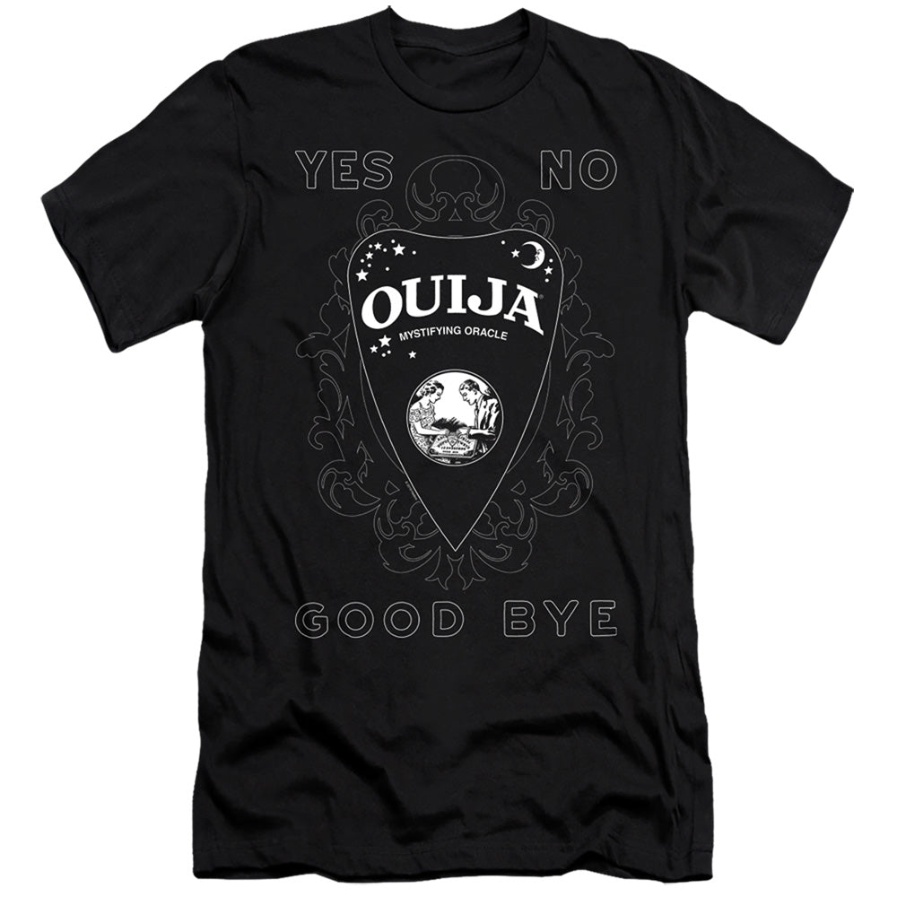 Ouija Planchette Slim Fit Mens T Shirt Black