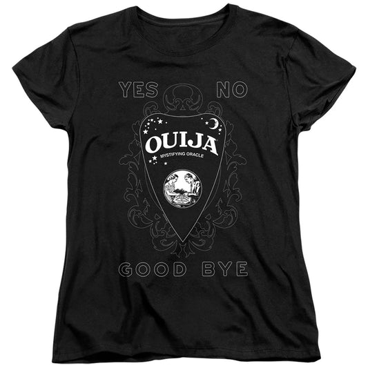 Ouija Planchette Womens T Shirt Black