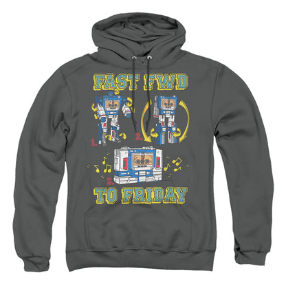 Transformers Forward Friday Mens Hoodie Charcoal