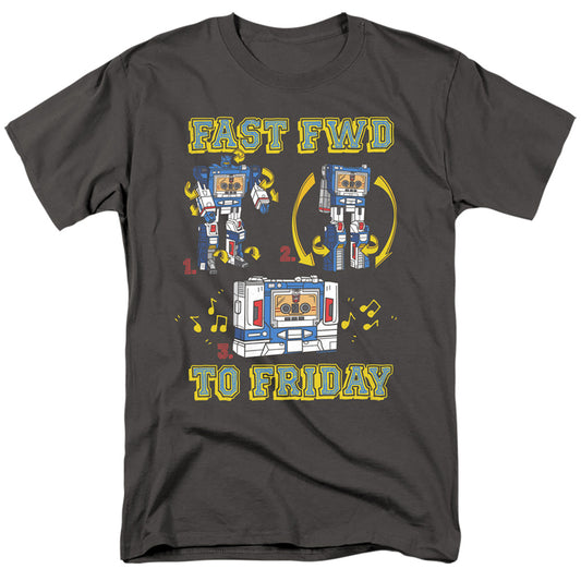 Transformers Forward Friday Mens T Shirt Charcoal