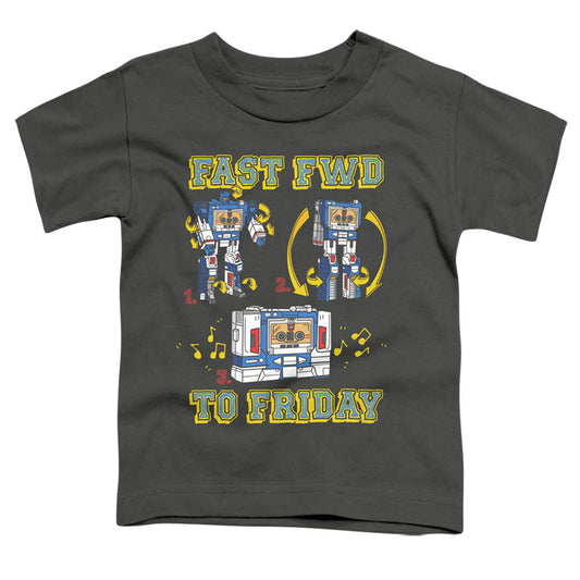 Transformers Forward Friday Toddler Kids Youth T Shirt Charcoal