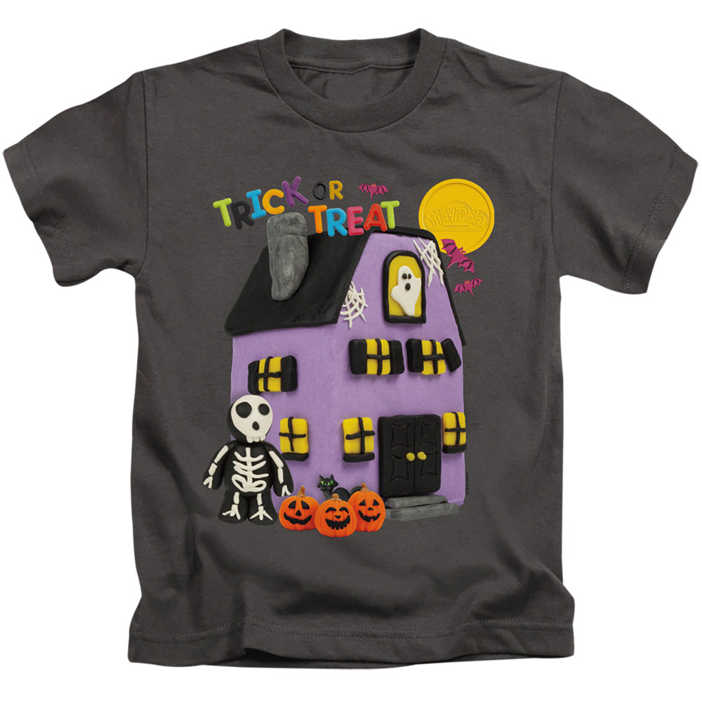 Play Doh Trick or Treat Juvenile Kids Youth T Shirt Charcoal