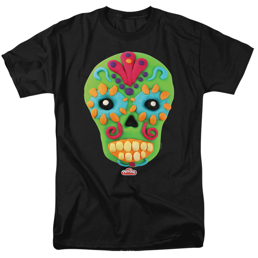 Play Doh Sugar Skull Mens T Shirt Black